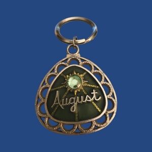 HALLMARK August Birthstone Keychain
